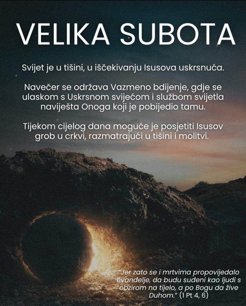 VELIKA SUBOTA 2026.